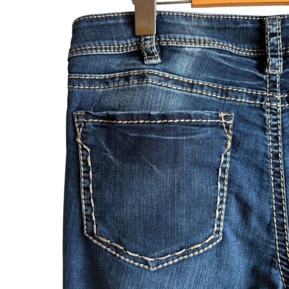 Silver Jeans Aiko Mid Skinny Zip Ankle Jeans 33 Ankle Zipper - Picture 10 of 16